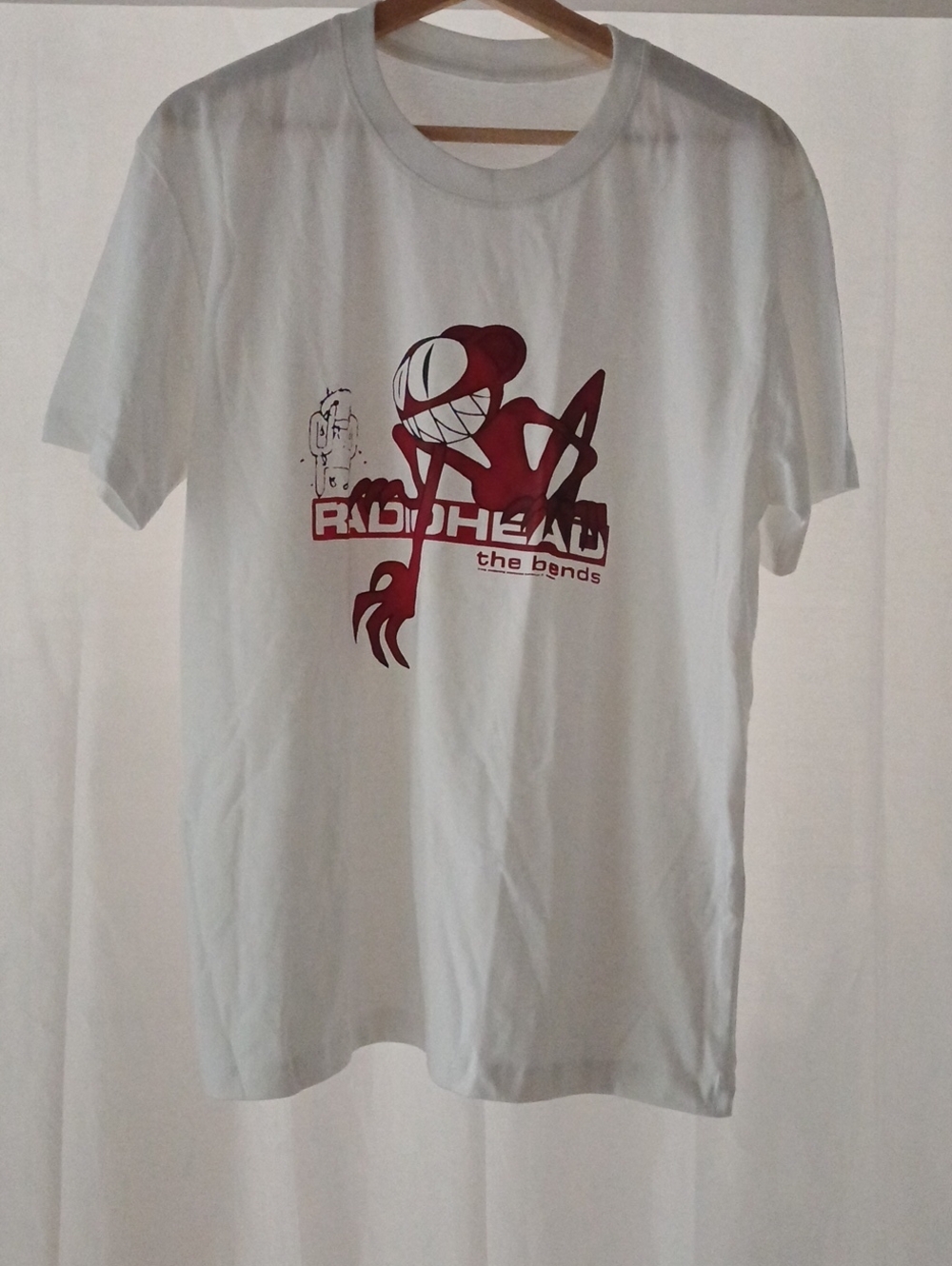 Radiohead The Bends White Graphic Tee New without Tags Cotton